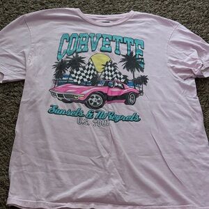 Kids Pink Graphic T-Shirt